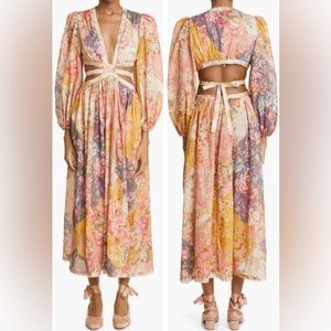 Zimmerman Pattie Patchwork Long Dress Size: 1 (US 4/6)